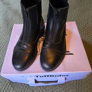 TuffRider Black Leather Boots
